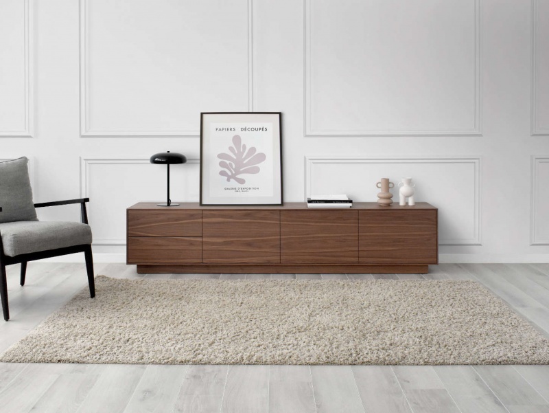 Nordic TV Stand Walnut